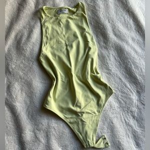 Babaton Light Yellow Bodysuit